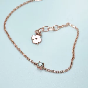 Roségold-Armband mit Diamant – femininer Glanz für jeden Tag