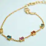 Tourmalin-Armband mit 3.62g Gold – farbenprächtig & edel
