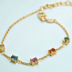Tourmalin-Armband mit 3.62g Gold – farbenprächtig & edel