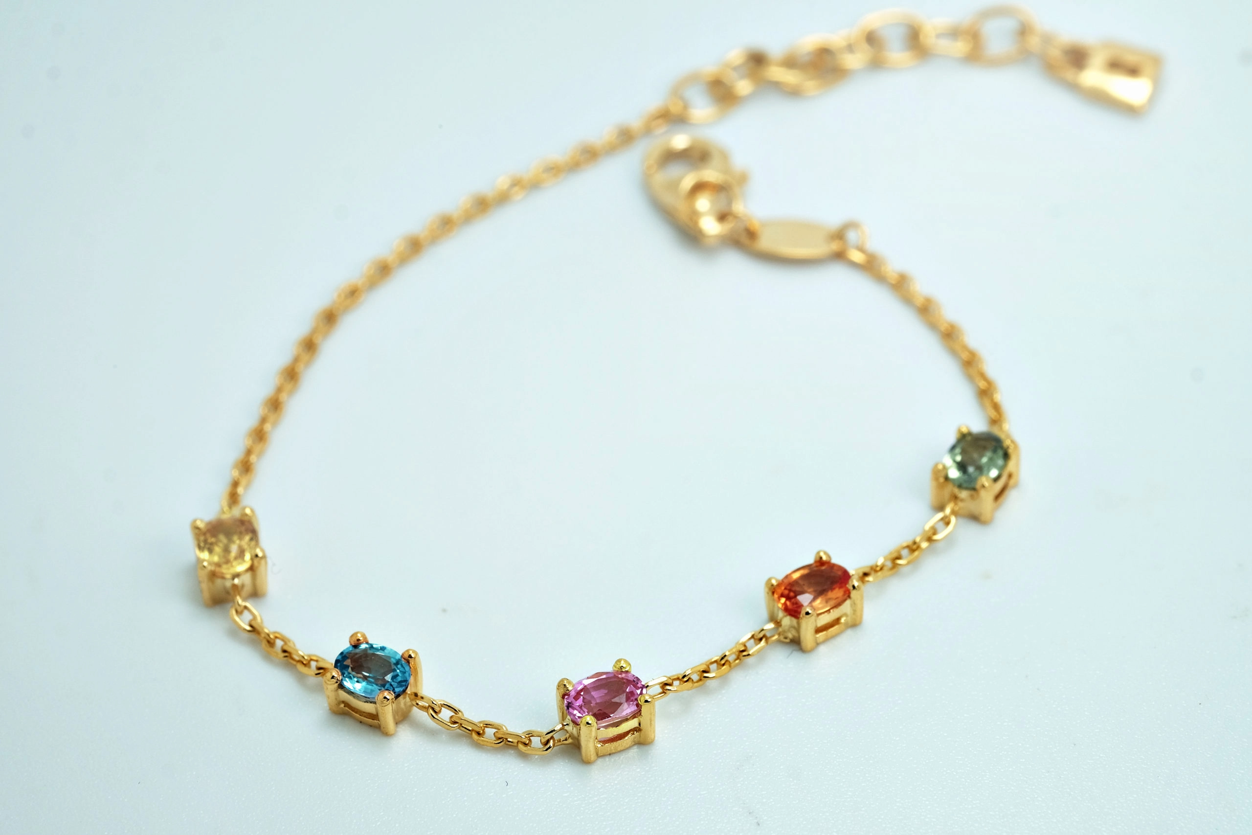 Tourmalin-Armband mit 3.62g Gold – farbenprächtig & edel