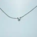 Weisse Gold-Halskette mit 1.00 ct Diamant – elegant & hochwertig